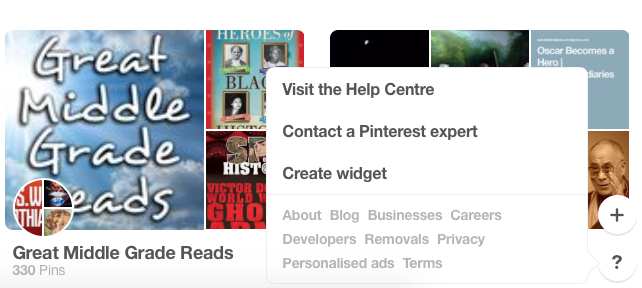 Business of Books – my Pinterest shelf Pinterest help